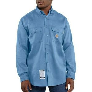 Carhartt light blue cotton long sleeve